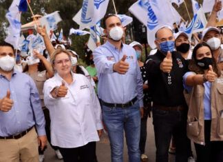 Reafirma Aranza Puente compromisos de campaña en Morales aranza-puente-pan-pri